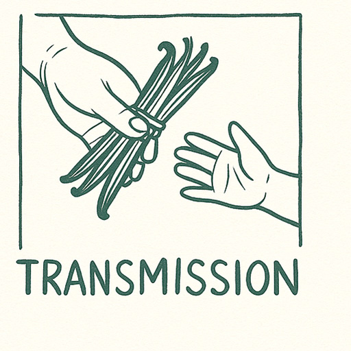 Icône transmission du savoir-faire autour de la vanille Tahifolia