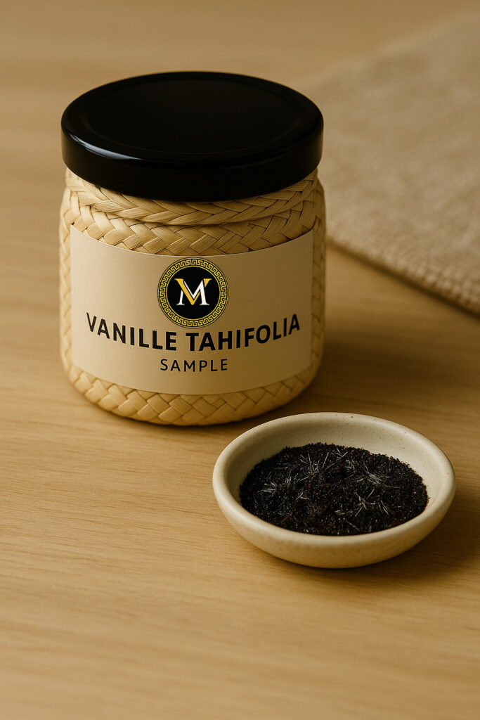 Échantillon vanille - pot All-Protect et graines de vanille Tahifolia pour chefs